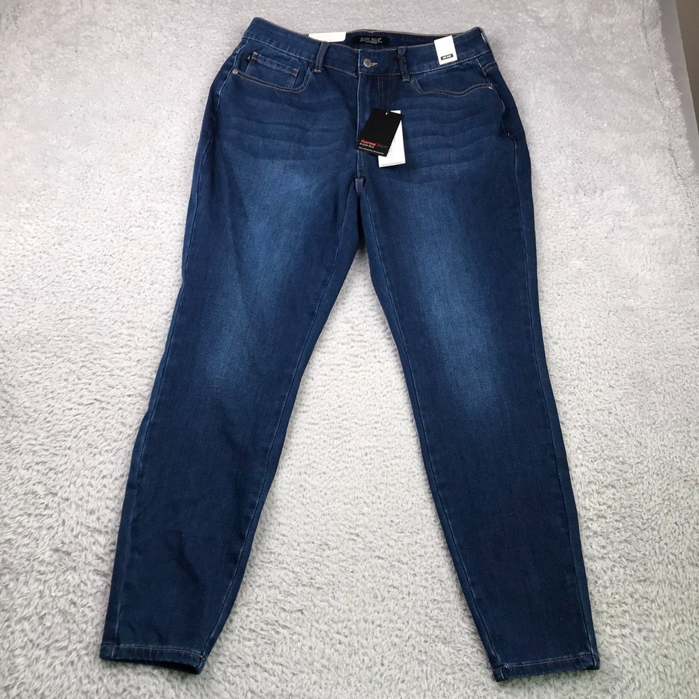 Judy Blue Jeans‎ Womens 14W Mid Rise Skinny Fit Stretch ThermaDenim  NEW NWT